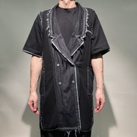 デニム×シアーベスト