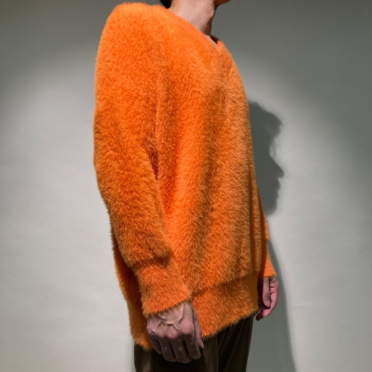 Dries Van Noten シャギーニット 半袖 オレンジ Dries Van Noten シャギーニット 半袖 オレンジ オレンジ系