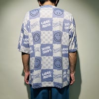 チェッカースマイルTEE(BLUE)