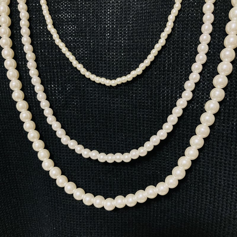 eL×ONE】Extra Long Necklace イミテーションパール52 - アクセサリー