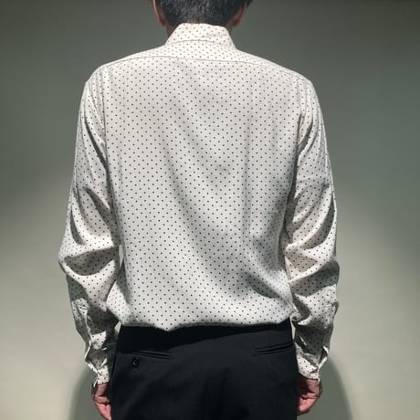 3wayオーバーシャツ(ドットホワイト)