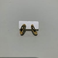 CRGフープイヤリング(ゴールド)