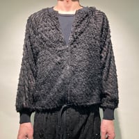 ジャガードオパールボンバーブルゾン
