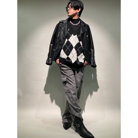 ビッグアーガイルVニット