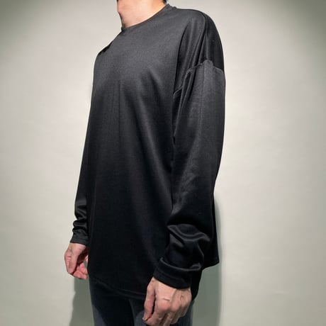 裾ZIP TEE(ブラック)
