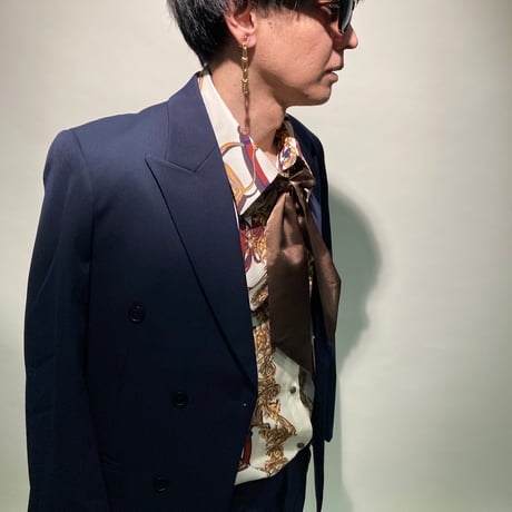 チェーン柄オーバーシャツ
