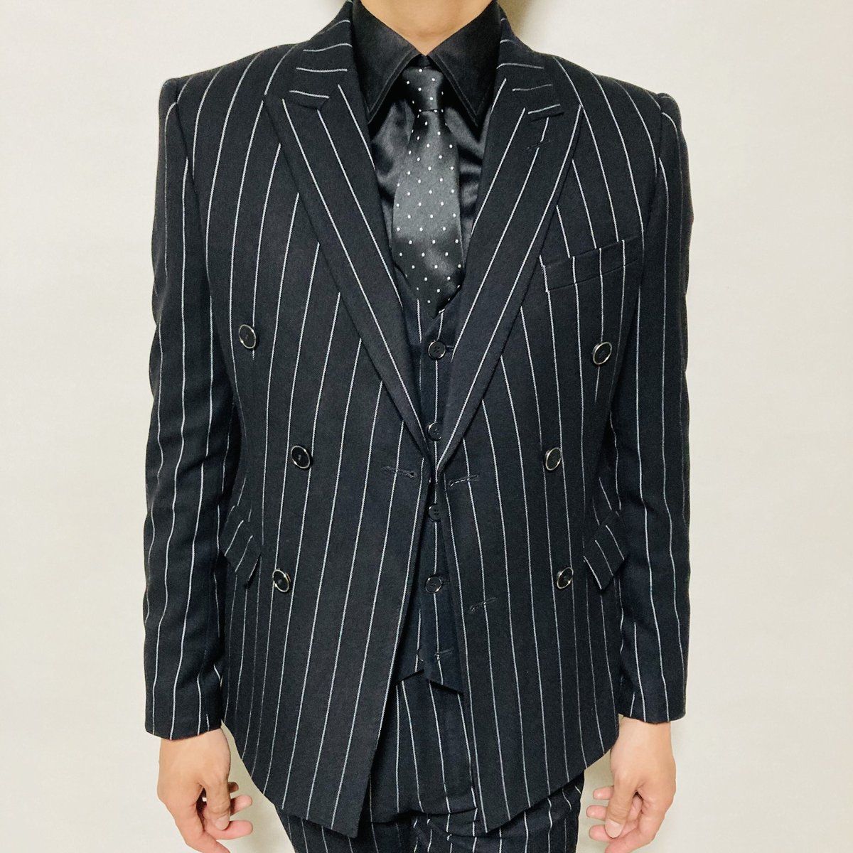 SLATL&DEAN★パンツスーツ 3ピース ストライプ 総柄 ボルドー SLATL&DEAN☆パンツスーツ 3ピース ストライプ 総柄 ボルドー