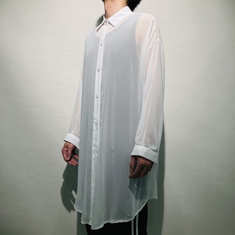 ロングシアーシャツ