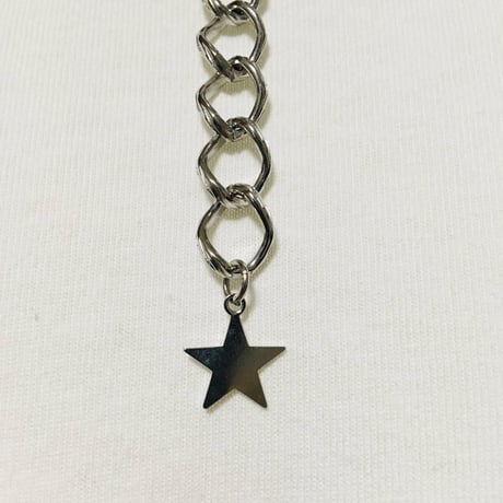 スターチャームネックレス(シルバー)
