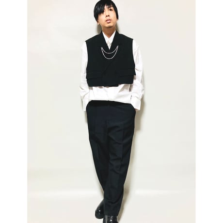 3wayロングネックレス(シルバー)