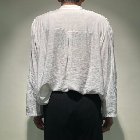 ギャザーシュリンクオーバーシャツ