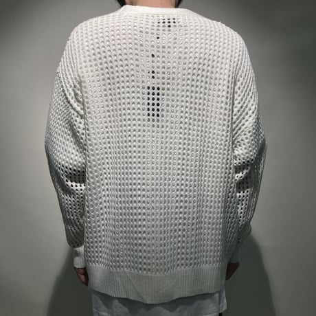 メッシュカーディガン(ホワイト)