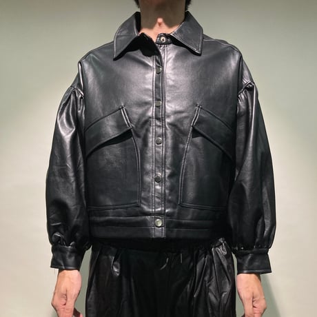 ノーブル ビッグヘリンボン ショート ブルゾン コート （の