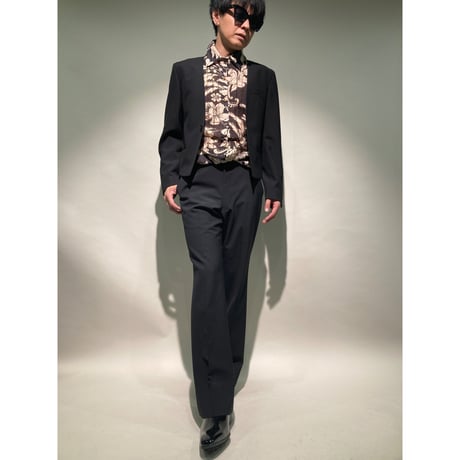 【在庫問い合わせ商品】ロングノーズヒールアップブーツ (ブラックエナメル)