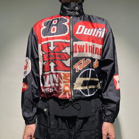 ピットインナイロンショートブルゾン
