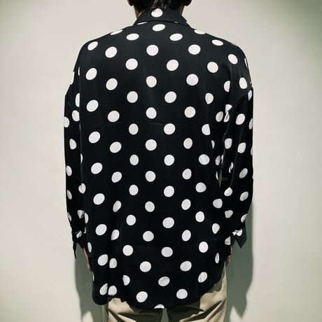 ミドルドット総柄シャツ