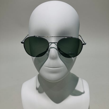 ワタリ付きレトロスモーキーグラス(SV×GREEN)