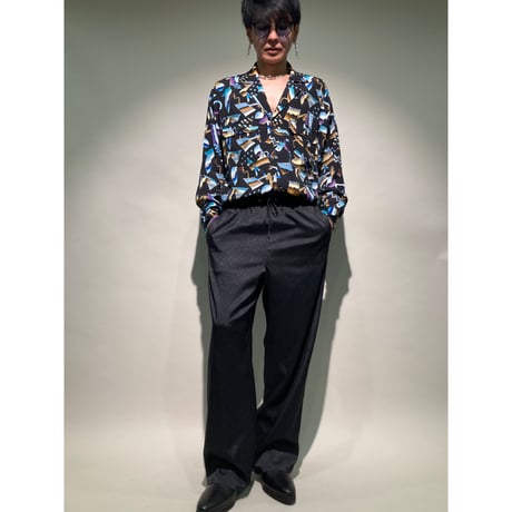 アソート柄シャツブルゾン
