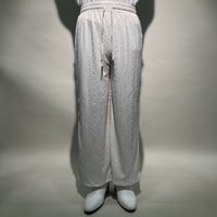 レースニットパンツ(ホワイト)