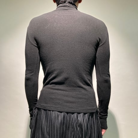 センタープリーツハイネックカットソーL/S