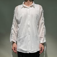 シアーメッシュシャーリングコードシャツ