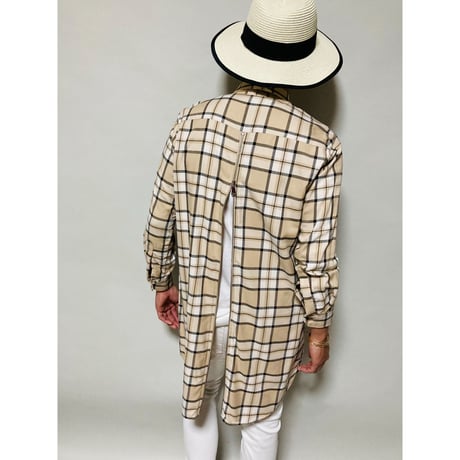 ロング丈タンク(ホワイト)