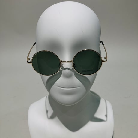 ゴールドフレームラウンドグラス