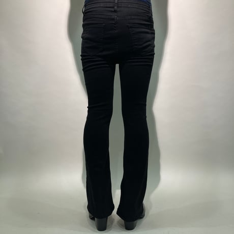ストレッチスキニーフレアパンツ