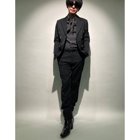 3wayオーバーシャツ(ランダムドットブラック)
