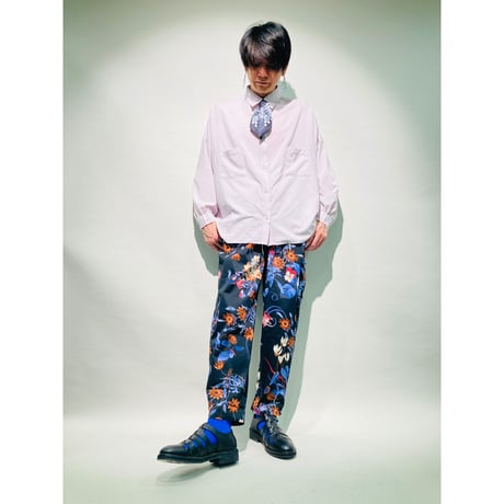 ナロースカーフ(BK×WHFLOWER)