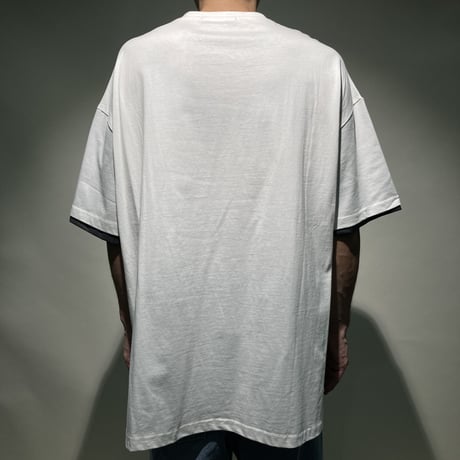オーバーサイズTAG TEE(ホワイト)