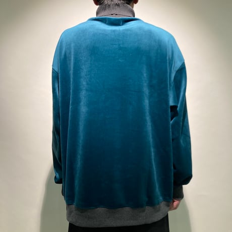 ベロアオフタートル(ブルーグリーン)
