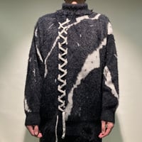 ダスティクラッシュタートルシャギーニット