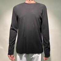 テレコクルーカットソー(ブラック)