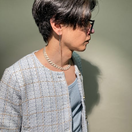オーバークルーラメタンクトップ