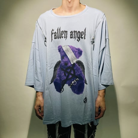 Fallen angel ZIPシャツ(SAX)