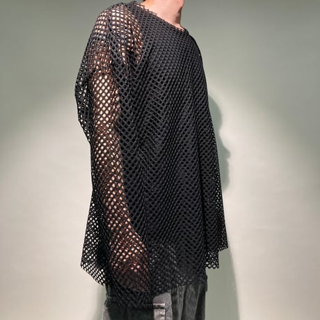 NEWメッシュTEE L/S(ブラック)