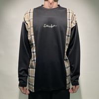 サイドチェック切替TEE(ブラック)