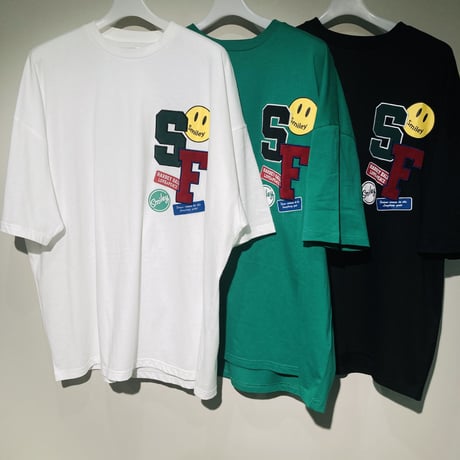 ワッペンスマイルTEE(ブラック)