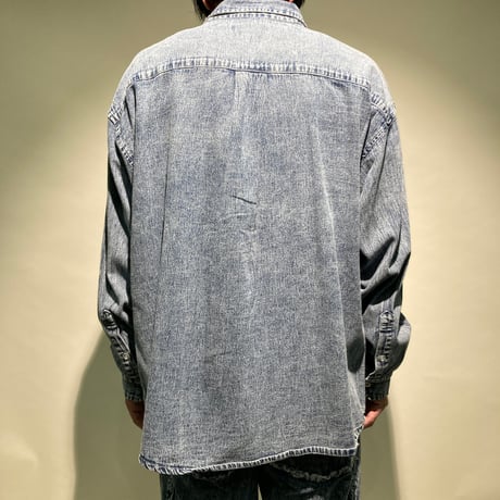 10ozデニムBDシャツ