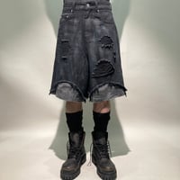 レイヤーダメージショーツ