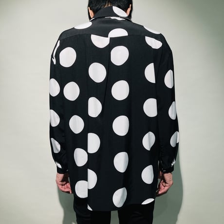 BIGドット総柄シャツ