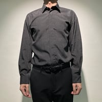 3wayオーバーシャツ(ランダムドットブラック)