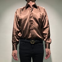 3wayオーバーシャツ(ブラウンゴールド)