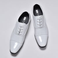 シークレットインソールドレスシューズ(ホワイトエナメル)