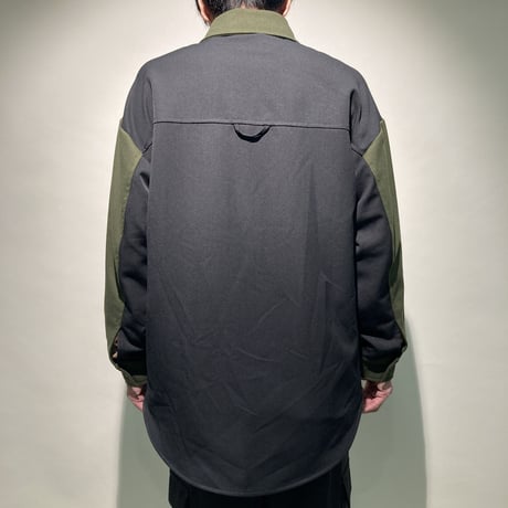パネル切替ワークシャツブルゾン