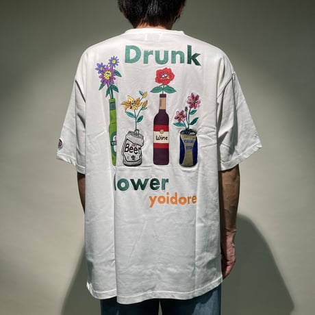 酔っ払いフラワーTEE S/S