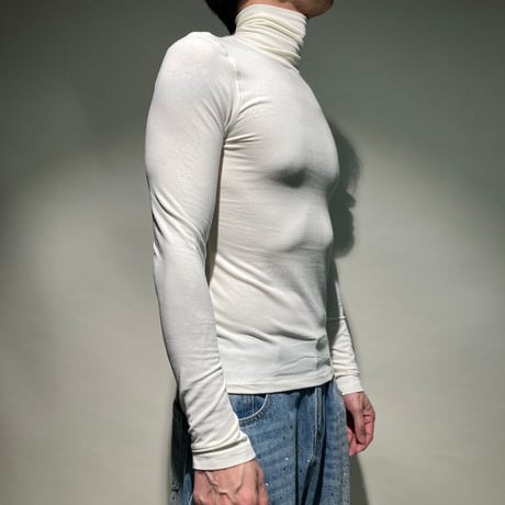 スインタートルネックカットソーL/S(ホワイト)
