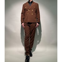 2PWワッフルスーツ(ブラウン)