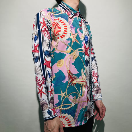 スターフィッシュ×ロープ総柄シャツ